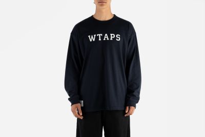 トップス wtaps 25ss ACADEMY / LS / CTPL navy s ACADEMY / LS / CTPL